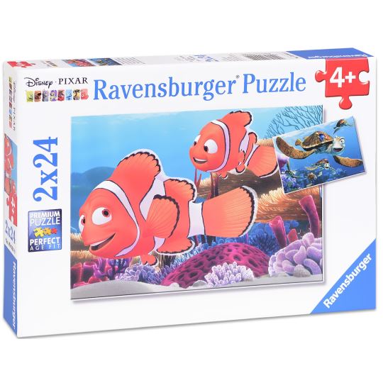 Ravensburger Pıxar Nemo 2x24 Parça Çocuk Puzzle Deniz Shop