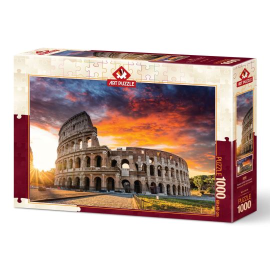 Art Puzzle Colosseum'da Gün Batımı 1000 Parça