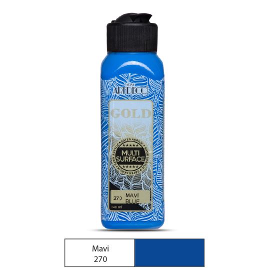 Artdeco Gold Multi-Surface Akrilik Boya 140ml Mavi