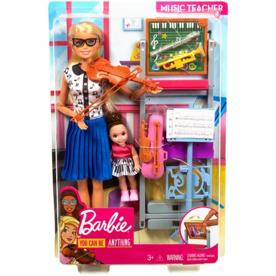 Barbie ve Meslekleri Oyun Setleri Müzik Öğretmeni