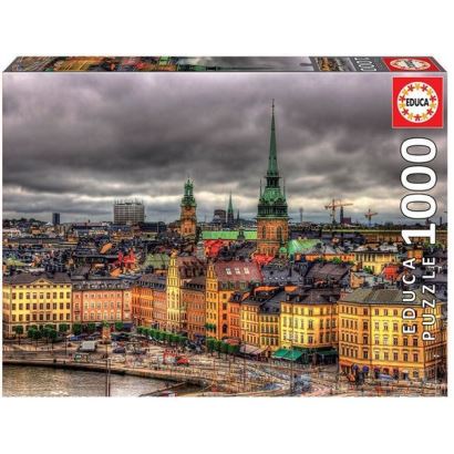 Educa 1000 Parça İsveç Stockholm Manzarası Puzzle