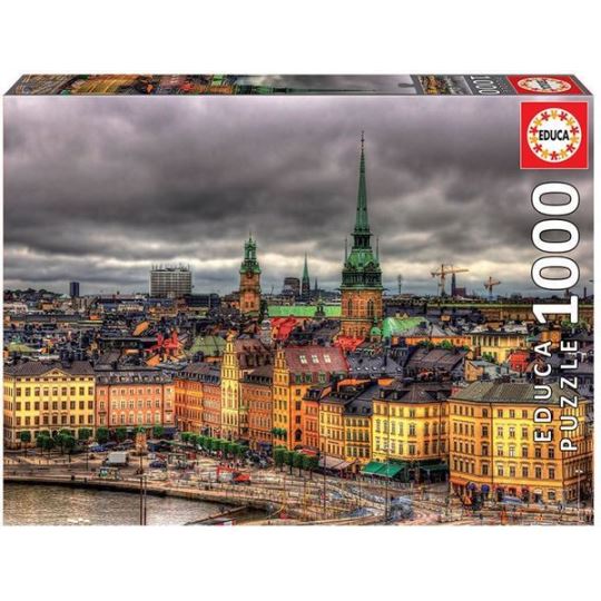 Educa 1000 Parça İsveç Stockholm Manzarası Puzzle