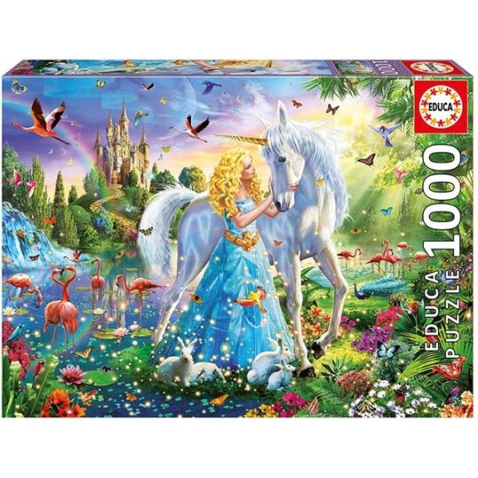 Educa 1000 Parça The Princess And The Unicorn Puzzle