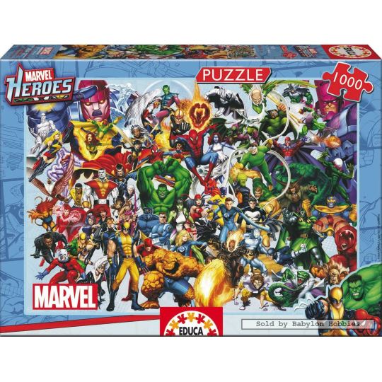 Educa 1000 Parça Marvel Kahramanları Puzzle