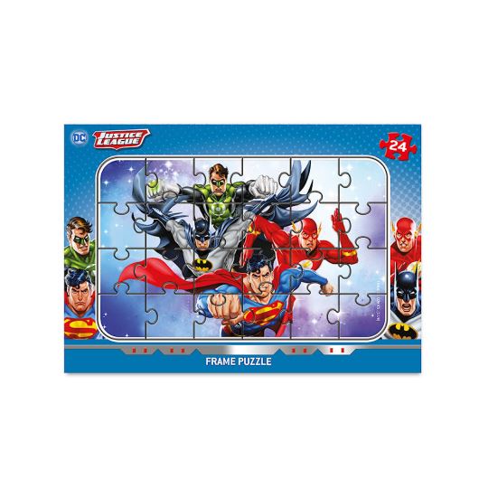 Süpermen 24 parça Frame Puzzle Dörtlü