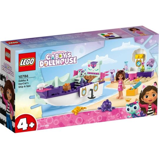 LEGO® Gabby's Dollhouse Gabby ve Süslü Kedi’nin Gemisi ve Spa