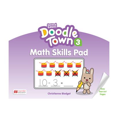 DOODLE TOWN 3 MATH SKILLS PAD 2ND EDITION