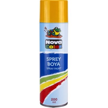 Nova Color Sprey Boya 200ML Sarı