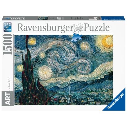 Ravensburger Van Gogh-Yıldızlı Geceler 1500 Parça Yetişkin Puzzle