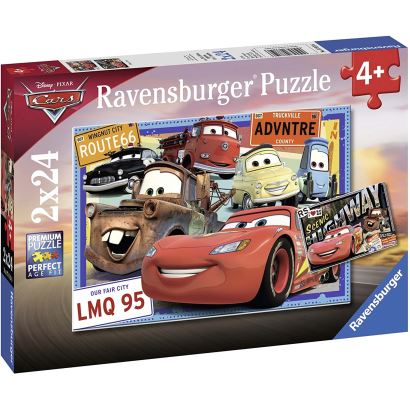 Ravensburger Disnep Pıxar Cars 2x24 Parça Çocuk Puzzle