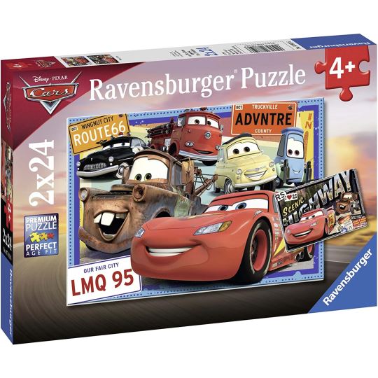 Ravensburger Disnep Pıxar Cars 2x24 Parça Çocuk Puzzle