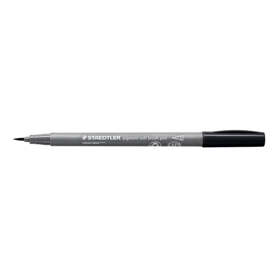 Pigment Soft Brush Pen Intense Black