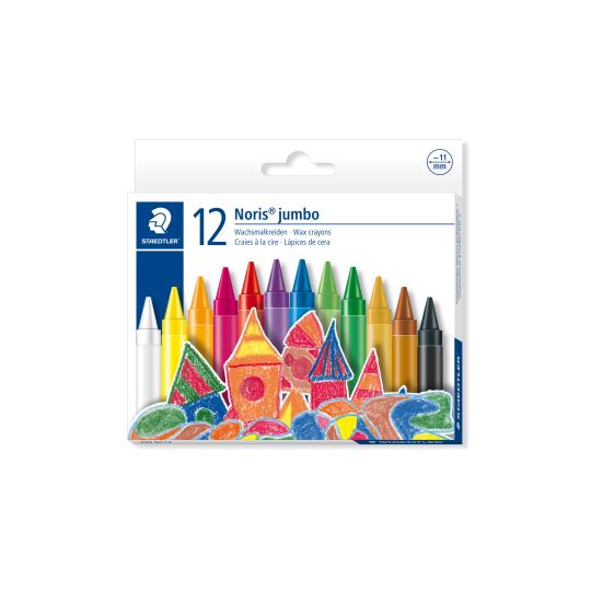 Staedtler Noris Club Jumbo Yağlı Krayon Boya 12 Renk