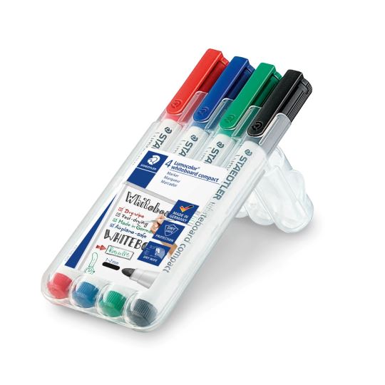 Staedtler Lumocolor Compact Beyaz Tahta Kalemi Seti