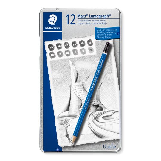 Staedtler Mars Lumograph Dereceli Kalem Seti