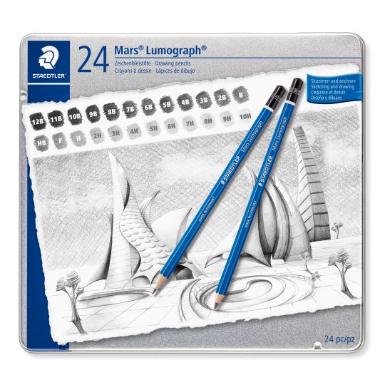 Staedtler Mars Lumograph Dereceli Kalem Seti