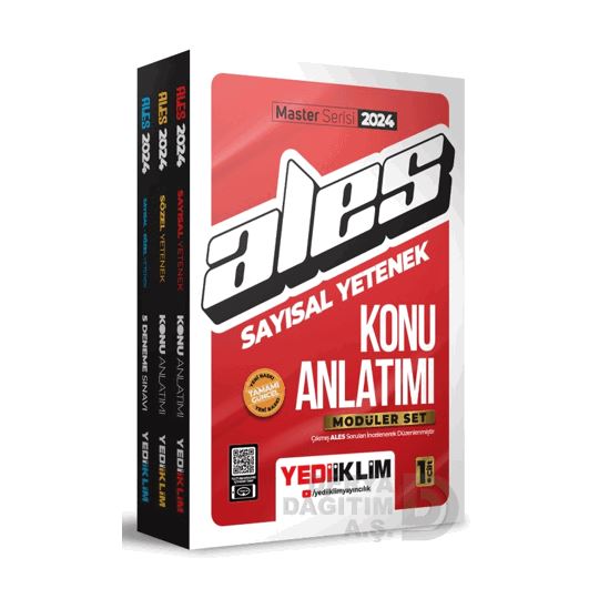 Yediiklim /   Ales 2024 Master Modüler Set Konu Anlatımı