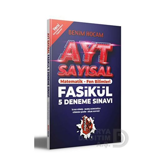 Benim Hocam /  Ayt Sayısal Fasikül 5 Deneme Sınavı(iadesiz)