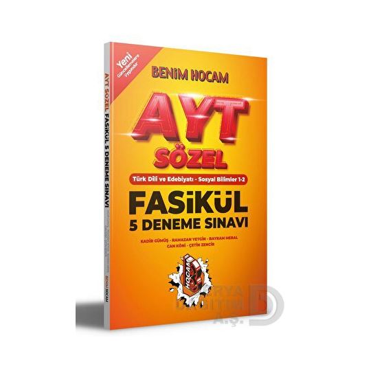 Benim Hocam /  Ayt Sözel Fasikül 5 Deneme Sınavı(iadesiz)