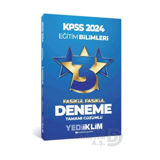 Yediiklim /   Kpss 2024 Eğitim Bil.3 Yıldız Deneme Fasikül