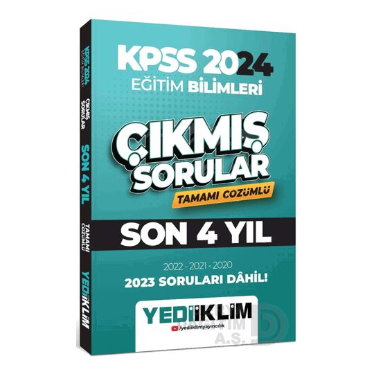 Yediiklim /   Kpss 2024 Eğitim Bil.son 4 Yıl Çıkmış Sorular