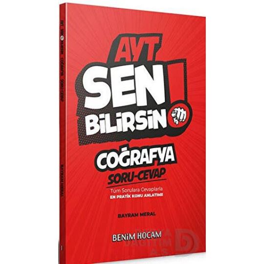 Benim Hocam / Ayt Sen Bilirsin Coğrafya Soru Cevap