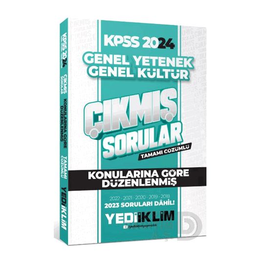 Yediiklim /   Kpss 2024 Gy - Gk Konularına Göre Çıkmış Sorular