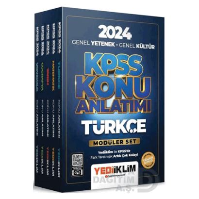 Yediiklim /   Kpss 2024 Gy - Gk Modüler Set Konu Anlatımı