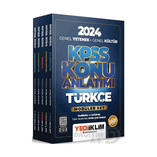 Yediiklim /   Kpss 2024 Gy - Gk Modüler Set Konu Anlatımı