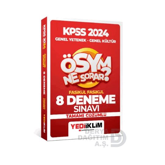 Yediiklim /   Kpss 2024 Gy - Gk Ösym Ne Sorar 8 Fasikül