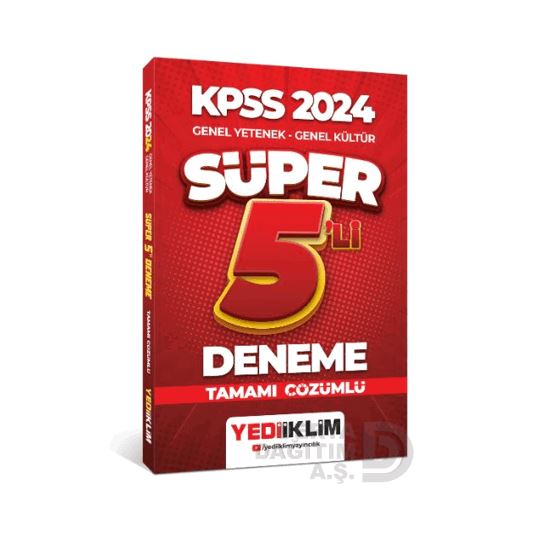 Yediiklim /   Kpss 2024 Gy - Gk Süper 5li Deneme