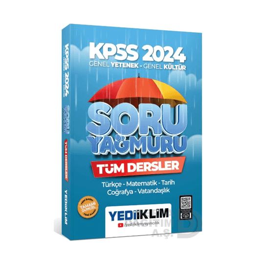 Yediiklim /   Kpss 2024 Gy - Gk Tüm Dersler Soru Yağmuru