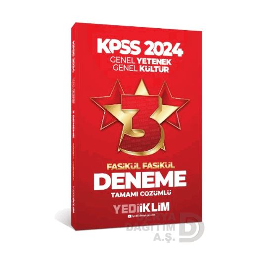 Yediiklim /   Kpss 2024 Gy.gk Fasikül 3 Yıldız Deneme