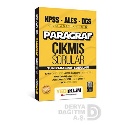 Yediiklim /   Kpss Ales Dgs 2024 (14384) Paragraf Çıkmış Sorular