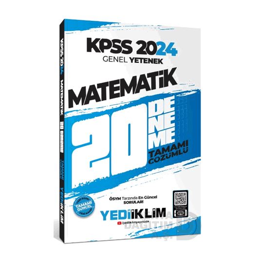 Yediiklim /   Matematik Kpss 2024 Gkültür 20 Deneme