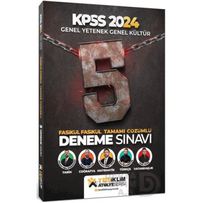 Yediiklim /  Kpss 2024 5 Deneme Sınavı(g.yete.kül)