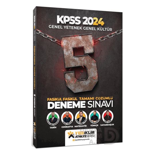 Yediiklim /  Kpss 2024 5 Deneme Sınavı(g.yete.kül)